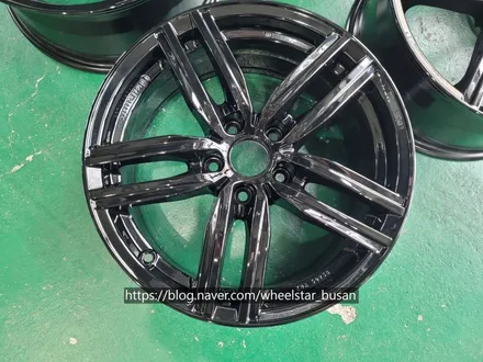 [블랙유광][부산 휠복원][부산 휠도색]BMW 미니쿠퍼 ATS휠 17인치 블랙유광시공[부산휠도색 부산휠복원 부산휠수리비용]_wheelstar / 부산 사상 학장동