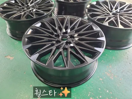 [블랙잭][부산 휠도색][부산 휠복원]현대 그렌져 GN7 20 인치 순정휠 블랙잭 컬러 커스텀시공[부산휠도색 부산휠복원 부산휠수리비용]_wheel / 부산 사상 학장동