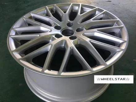 [부산휠복원] [부산휠수리]아우디A6 순정휠 실버 휠복원 휠수리 휠도색비용_wheelstar / 부산 사상 학장동