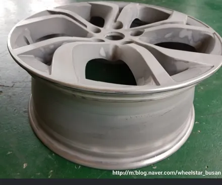 [부산 휠수리][부산 휠복원]르노삼성 SM7 18인치 휠복원 휠수리 휠도색비용 _wheelstar / 부산 사상 학장동