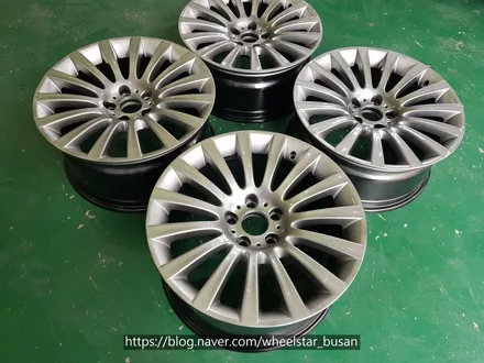 [[부산 다이아몬드컷팅][부산 휠수리]]BMW 730d 19인치 순정휠 G80컬러 시공 휠복원 휠수리휠도색비용 _wheelstar / 부산 사상 학장동