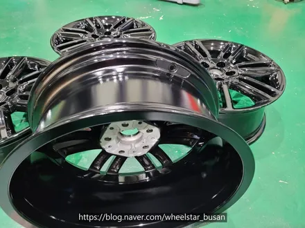 [[부산 휠도색][부산 휠수리]]BMW 미니 컨트리맨 18인치 블랙유광시공 휠복원 휠수리 휠도색비용_wheelstar / 부산 사상 학장동
