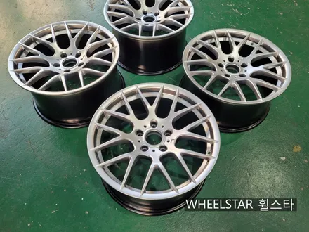 [[부산 휠도색][부산 휠복원]]BMW F34 3GT 18인치 순정휠 하이퍼블랙시공 휠복원 휠수리 휠도색비용_wheelstar / 부산 사상 학장동