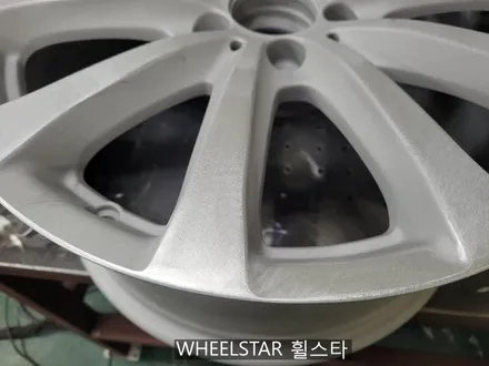 벤츠 S500 W221 18인치 순정휠 하이퍼블랙 시공 [부산휠복원 부산휠수리 부산휠도색비용]_wheelstar / 부산 사상 학장동