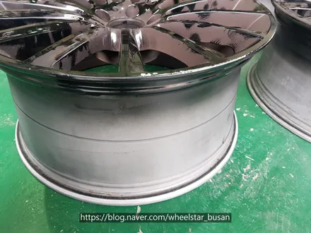 [[부산 휠복원][부산 휠수리]]벤츠S450 20인치 순정휠 블랙다이아몬드컷팅시공 휠복원 휠수 리휠도색비용 _wheelstar / 부산 사상 학장동