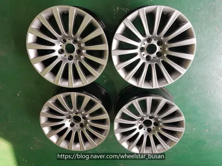 [[부산 다이아몬드컷팅][부산 휠수리]]BMW 730d 19인치 순정휠 G80컬러 시공 휠복원 휠수리휠도색비용 _wheelstar / 부산 사상 학장동
