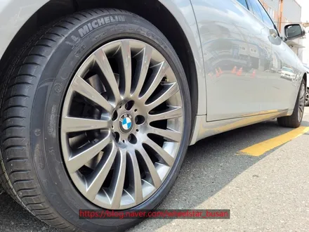 [[부산 휠수리][부산 휠도색]]BMW 740d 19인치 고스트실버시공 휠복원 휠수리휠도색비용 _wheelstar / 부산 사상 학장동