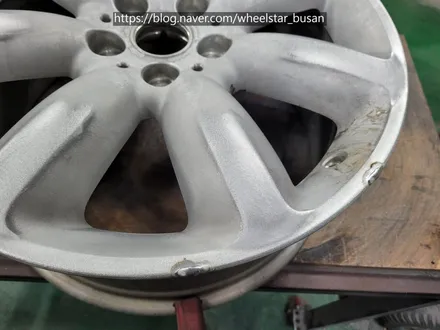 [[부산 휠도색][부산 휠수리]]BMW 미니 쿠퍼 18인치 블랙유광시공 휠복원 휠수리 휠도색비용_wheelstar / 부산 사상 학장동
