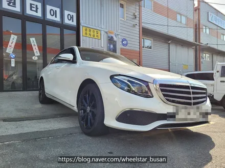 [[부산 휠수리][부산 휠도색]]벤츠 E220d W213 18인치 순정휠 블랙유광 시공 휠복원 휠수리휠도색비용 _wheelstar / 부산 사상 학장동