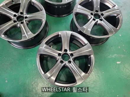 벤츠 E250 W212 18인치 순정휠 고스트실버 시공 [부산휠복원 부산휠수리 부산휠도색비용]_wheelstar / 부산 사상 학장동