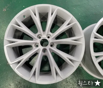 [하이퍼블랙][부산 휠복원][부산 휠도색]아우디 A8L 순정휠 19인치 하이퍼블랙시공[부산휠도색 부산휠복원 부산휠수리비용]_wheelstar / 부산 사상 학장동