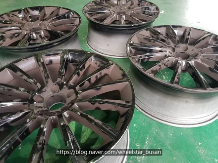 [[부산 휠복원][부산 휠수리]]벤츠S450 20인치 순정휠 블랙다이아몬드컷팅시공 휠복원 휠수 리휠도색비용 _wheelstar / 부산 사상 학장동