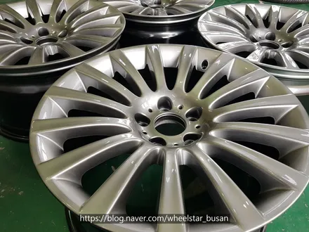 [[부산 다이아몬드컷팅][부산 휠수리]]BMW 730d 19인치 순정휠 G80컬러 시공 휠복원 휠수리휠도색비용 _wheelstar / 부산 사상 학장동