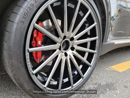 [[부산 크롬휠도색][부산 휠수리]]BMW X6 보센 정품휠 22인치 블랙크롬 시공 휠복원 휠수리휠도색비용 _wheelstar / 부산 사상 학장동