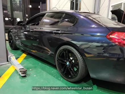 [[부산 휠도색][부산 휠수리]]BMW 640d 20인치 블랙유광시공 휠복원 휠수리 휠도색비용_wheelstar / 부산 사상 학장동