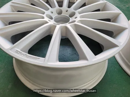 [부산휠도색][부산휠수리]벤츠S350d 20인치 마차휠 블랙 다이아몬드컷팅 시공 휠복원 휠수리휠도색비용 _wheelstar / 부산 사상 학장동