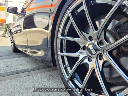 [[부산 휠도색][부산 휠수리]]BMW 520d F10 19인치 티탄크롬시공 휠복원 휠수리 휠도색비용_wheelstar / 부산 사상 학장동