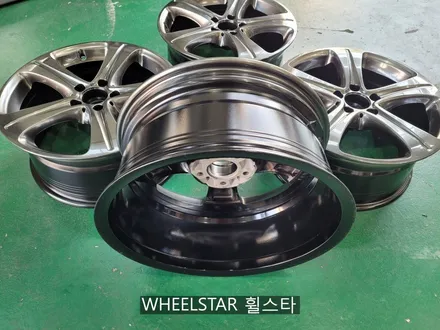 벤츠 E250 W212 18인치 순정휠 고스트실버 시공 [부산휠복원 부산휠수리 부산휠도색비용]_wheelstar / 부산 사상 학장동