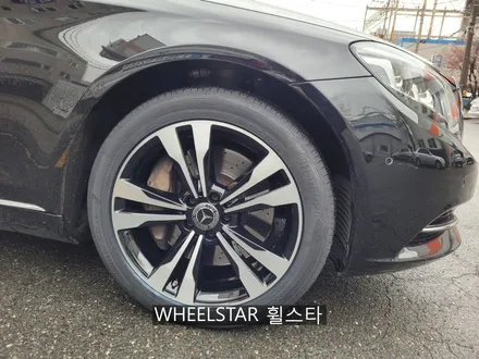 벤츠 S500 W222 19인치 순정휠 블랙다이아몬드컷팅 시공 [부산휠복원 부산휠수리 부산휠도색비용]_wheelstar / 부산 사상 학장동