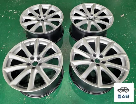재규어 XJL 순정휠 19인치 펄실버시공 [부산휠수리 부산휠복원 부산휠도색비용]_wheelstar / 부산 사상 학장동