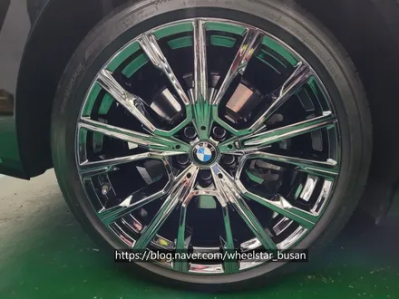 [티탄크롬][부산 휠복원][부산 휠도색]bmw 730d 817M 순정휠 20인치 티탄크롬시공[부산휠도색 부산휠복원 부산휠수리비용]_wheelstar / 부산 사상 학장동