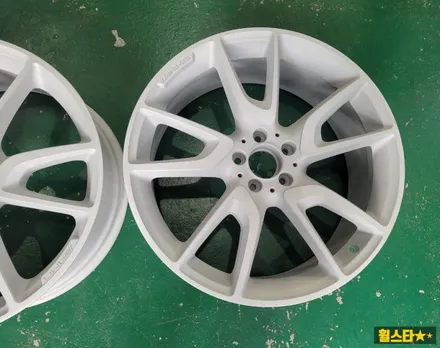 부산 휠복원 전문 휠스타 | 벤츠GLC 43AMG 21인치 블랙 다이아몬드 컷팅 시공후기 / 부산 사상 학장동