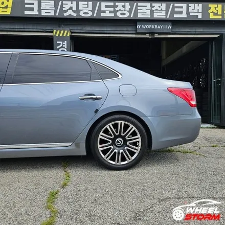 에쿠스 리무진 19인치 순정 크롬휠 복원 교체 작업 후기 용인 휠복원 휠스톰 / 처인구 양지면