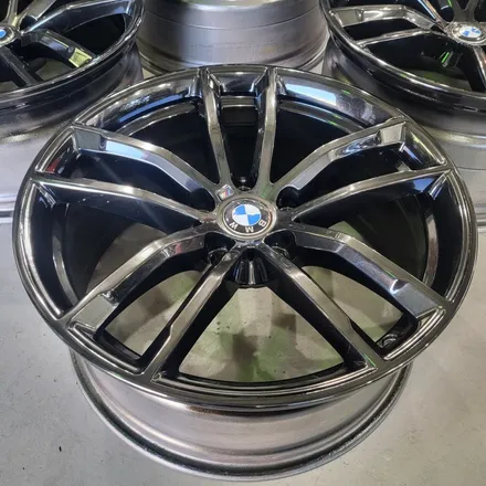 [대품+25만원]18인치 BMW G30 M스포츠 패키지 고스트크롬 휠[명품휠스토리] / 경기 시흥