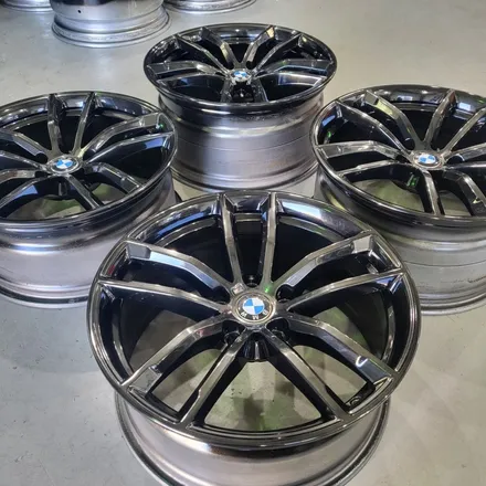 [대품+25만원]18인치 BMW G30 M스포츠 패키지 고스트크롬 휠[명품휠스토리] / 경기 시흥