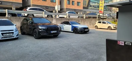 대구 사고차량랩핑제거 bmw 4시리즈 랩핑부분제거 / 대구 동구