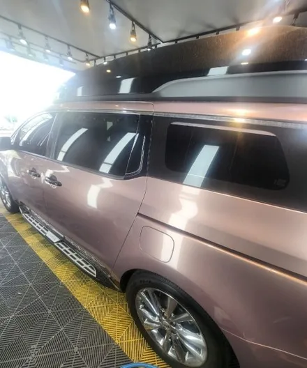 대구 카니발 하이리무진 전체 랩핑 안전하게 제거했습니다 / 대구 동구