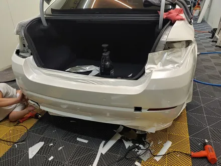 BMW 5시리즈 랩핑차광택 / 뒷범퍼랩핑은 메딕카에서 ~ / 대구 동구