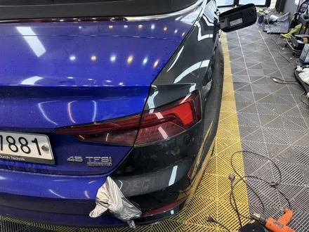 대구 동구 자동차랩핑제거로 원색으로 체인지 A5컨버터블 / 대구 동구