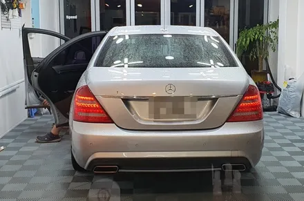 벤츠 S350 썬팅제거+열차단썬팅시공 (레이블럭 RP 30/15) 신호동 썬팅 명지 썬팅 / 부산 강서 신호동