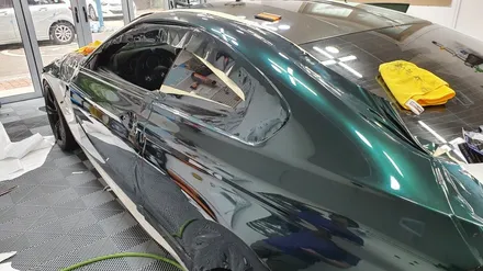 BMW M6 전체 랩핑 2탄(택랩 글로스 그린블랙 실크)신호동 명지 랩핑 국제신도시 용원 썬팅 PPF 위드랩 / 부산 강서 신호동
