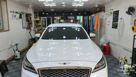 G80 루프스킨 시공(3M 2080 유광 블랙)부산 신호동 명지 국제신도시 용원 신항 랩핑 PPF 썬팅 위드랩 / 부산 강서 신호동