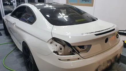 BMW M6 전체랩핑 제거+ 재작업 1탄(택랩 글로스 그린블랙 실크)명지 신호동 랩핑 국제신도시 용원 썬팅 PPF 위드랩 / 부산 강서 신호동