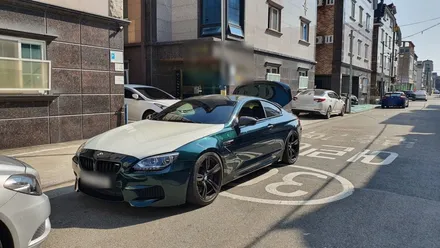BMW M6 전체 랩핑 2탄(택랩 글로스 그린블랙 실크)신호동 명지 랩핑 국제신도시 용원 썬팅 PPF 위드랩 / 부산 강서 신호동