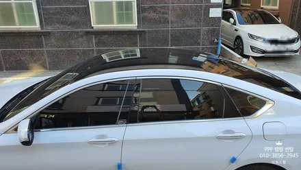 G80 루프스킨 시공(3M 2080 유광 블랙)부산 신호동 명지 국제신도시 용원 신항 랩핑 PPF 썬팅 위드랩 / 부산 강서 신호동