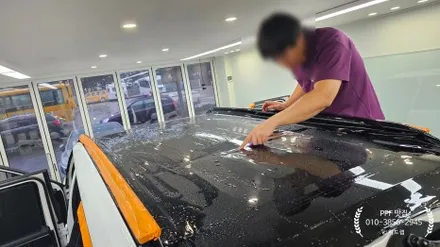 블랙 PPF로 완성하는 디 올 뉴 산타페 MX5 투톤 랩핑!(모터스킨 블랙 PPF)부산 명지 하단 신평 블랙 PPF 맛집 위드랩 / 부산 강서구, 김해, 창원