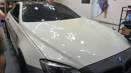 BMW M6 전체랩핑 제거+ 재작업 1탄(택랩 글로스 그린블랙 실크)명지 신호동 랩핑 국제신도시 용원 썬팅 PPF 위드랩 / 부산 강서 신호동