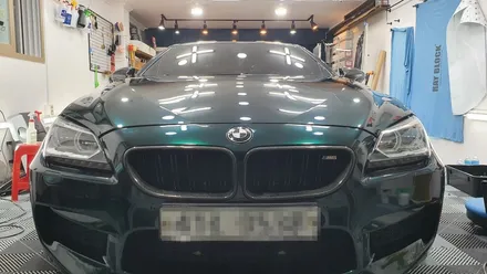 BMW M6 전체 랩핑 2탄(택랩 글로스 그린블랙 실크)신호동 명지 랩핑 국제신도시 용원 썬팅 PPF 위드랩 / 부산 강서 신호동