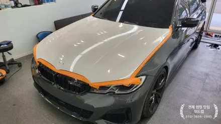 BMW 340i 순정 같은 도장면 느낌으로 전체 랩핑!(이노즈텍 슬레이트 그레이, STEK 카본 PPF)부산 해운대 송정 기장 랩핑 맛집 위드랩 / 부산 강서구, 김해, 창원