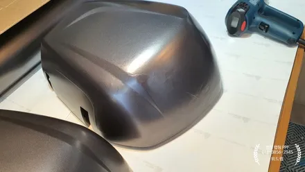 BMW 바이크 사이드 백 랩핑(에이버리 슈프림 사틴 다크 그레이)부산 신항 명지 국제신도시 신호동 랩핑 썬팅 PPF 위드랩 / 부산 강서 신호동