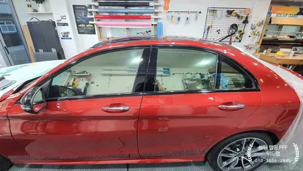 벤츠의 품격을 완성하다! 메르세데스 벤츠 C43 AMG 노블레스Z 반사썬팅 시공(솔라가드 노블레스Z)부산 경남 울산 명지 오션시티 신호동 국제신도시 썬팅 랩핑 PPF맛집 위드랩 / 부산 강서 신호동