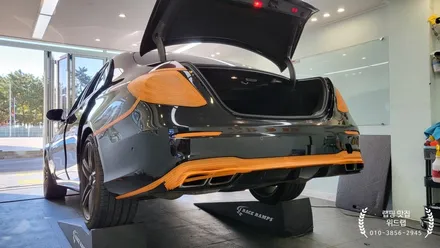 PPF 위에 랩핑 ? E63 AMG 전체 랩핑 시공(AX 젠션 퍼플 AX gentian purple)진해 안골랩핑 부산 사하구 장림 신평 다대포  랩핑 맛집 위드랩 / 부산 강서구, 김해, 창원