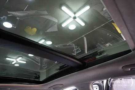 그랜저IG 전면 썬팅+ 파노라마 선루프 썬팅 재시공(솔라가드 노블레스Z)국제신도시 썬팅 명지 신호동 용원 선팅 블박 PPF 랩핑 위드랩 / 부산 강서구, 김해, 창원