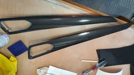 르노 XM3 랩핑 실내복원 실내카본랩핑(3M 4D카본랩핑지)명지 랩핑 용원 신호동 국제신도시 랩핑 / 부산 강서 신호동
