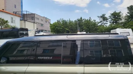 빵빵하게 멋지게! 레인지로버 디펜더 110 투톤 블랙 PPF 시공(모터스킨 블랙 PPF)부산 명지 오션시티 국제신도시 PPF 맛집 위드랩 / 부산 강서구, 김해, 창원