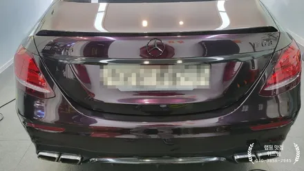 PPF 위에 랩핑 ? E63 AMG 전체 랩핑 시공(AX 젠션 퍼플 AX gentian purple)진해 안골랩핑 부산 사하구 장림 신평 다대포  랩핑 맛집 위드랩 / 부산 강서구, 김해, 창원